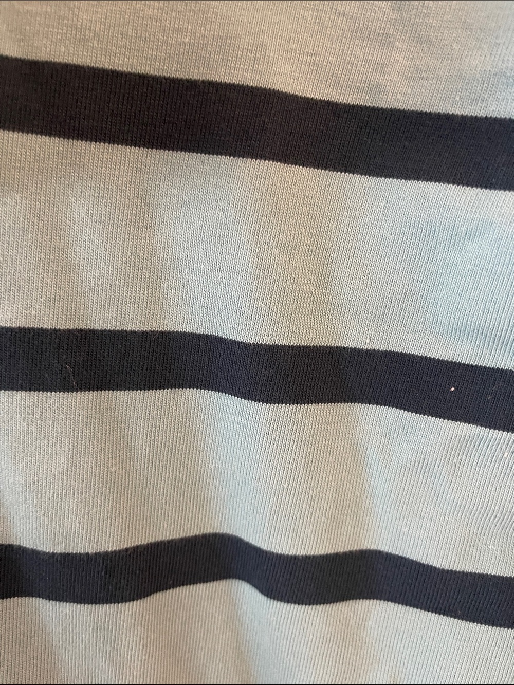 Champion Teal and Navy Striped Long Sleeve Polo - Picture 4 of 4